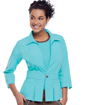 100% COTTON WARM-UP JACKET 