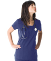 Barco Unoforms 2 Pocket Mock V Front