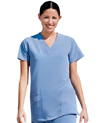 Jockey Scrubs Soft V-neck- Zipper Pocket Top
