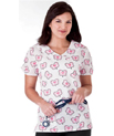 White Swan Ruched Sleeve Top
