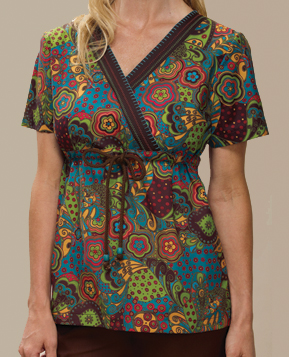 25 1/2" EMPIRE WAIST TOP-WDSTK