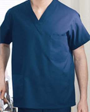 AngelStat&reg; Unisex Four-Pocket Scrub Top is Fully Reversible