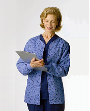 AngelStat&reg; Snap-Front Warm-Up Jacket