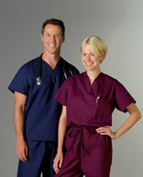 ComfortEase&trade; Unisex Reversible Scrub Top